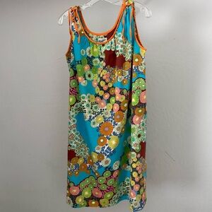 1960s Paradise Hawaii Made in Honolulu Printed Cotton Shift